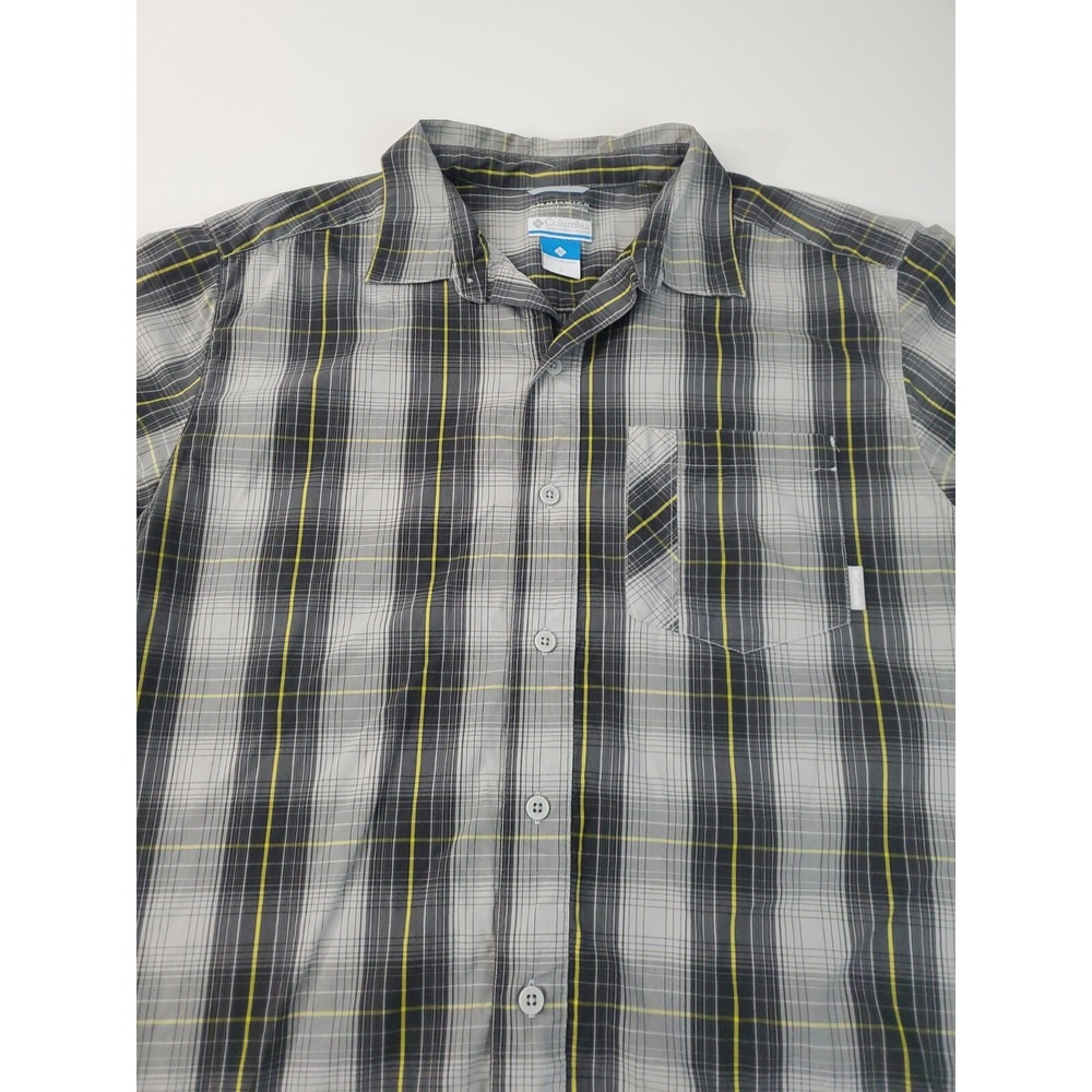 Columbia Men's Omni-Wick Advanced Evaporation Short Sleeve Casual Dress Shirt, L